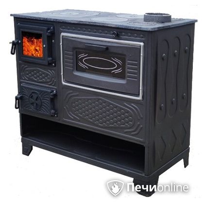 Отопительно-варочная печь МастерПечь ПВ-05С с духовым шкафом, 8.5 кВт в Орске